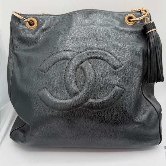 CHANEL Handbags - CHANEL Authentic Caviar Tote Bag